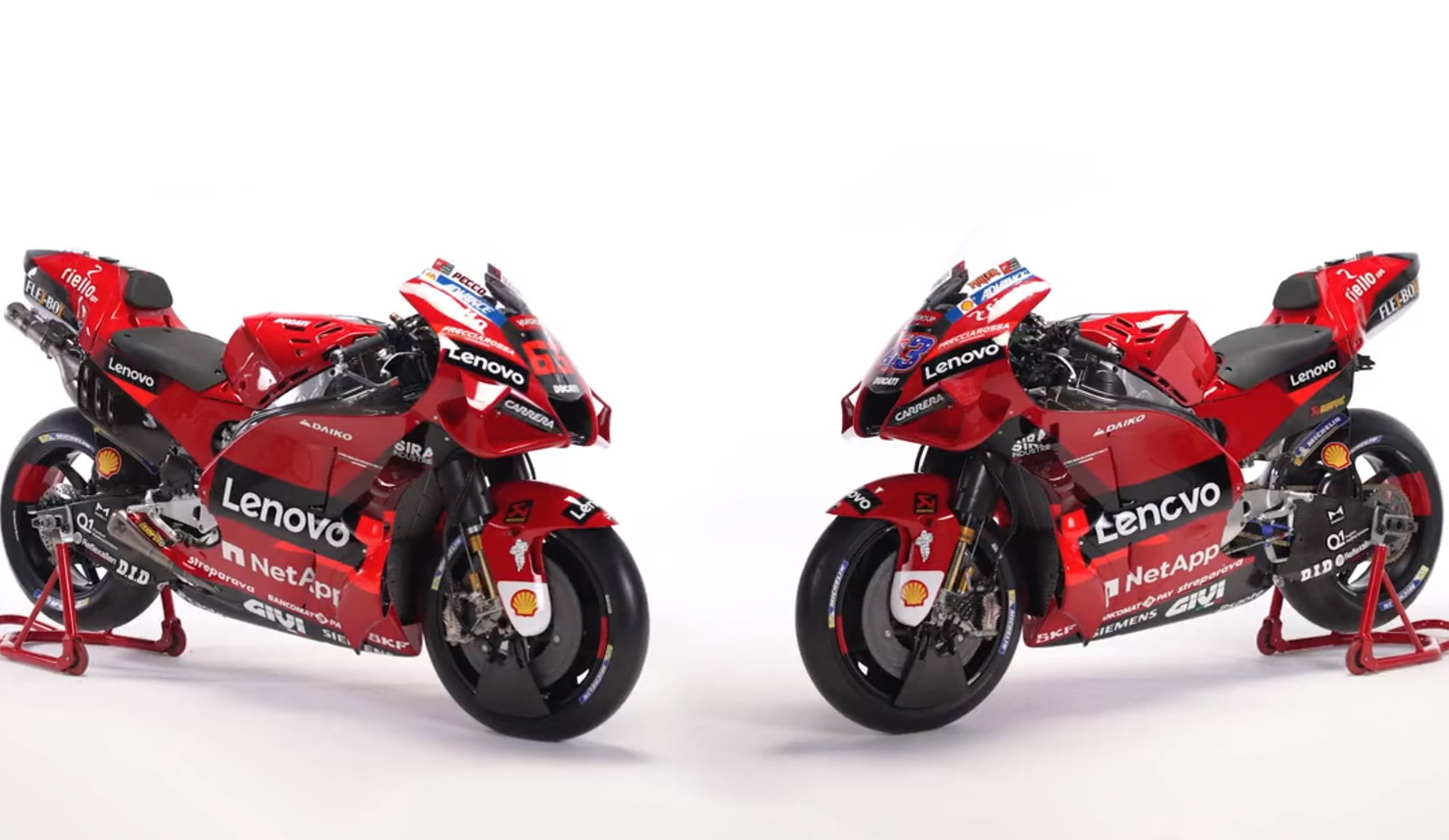 Ducati releases sneak peek of 2022 MotoGP livery for Bagnaia, Miller